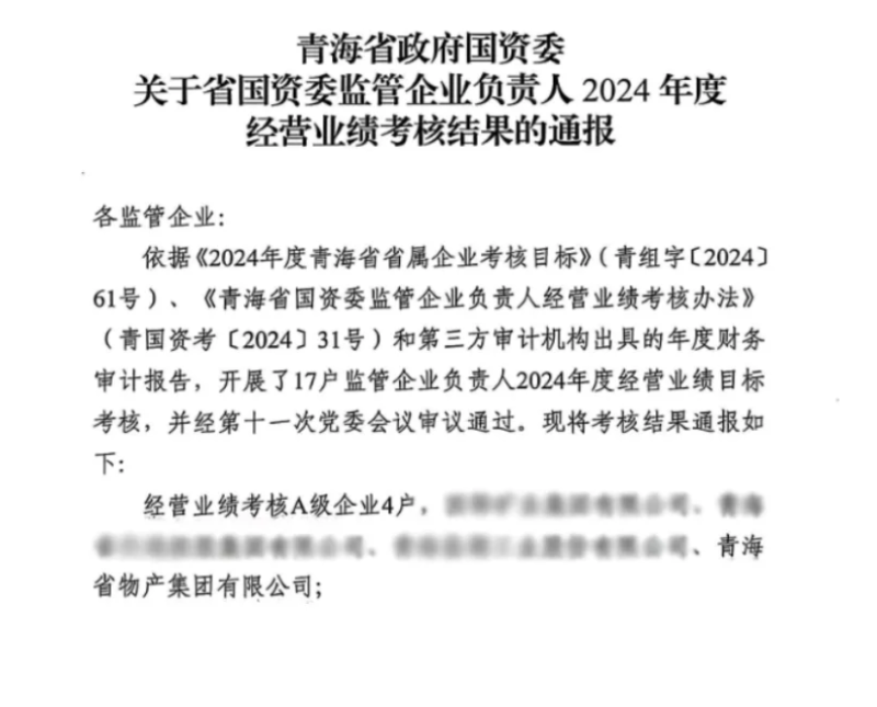 喜報！省物產(chǎn)集團(tuán)榮獲經(jīng)營業(yè)績考核A級